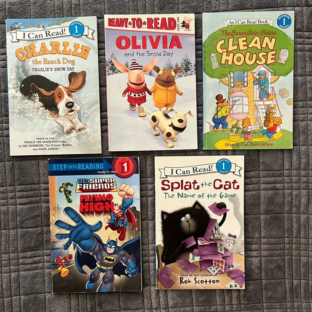 Five (5) Level 1 Children’s Book
